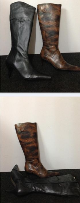 Sapatos/botas novos em pele