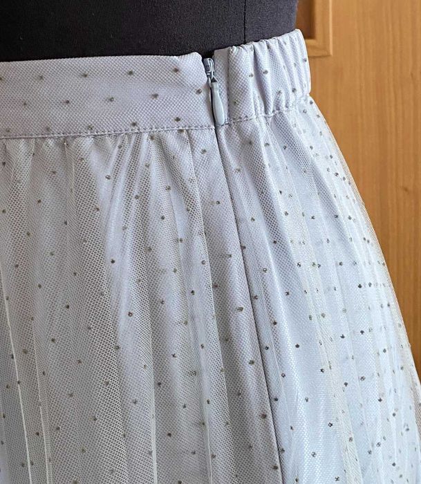 Spódnica plisowana tiul długa lato H&M roz.46