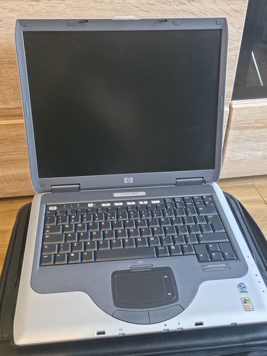 HP Compaq nx9010 STAN KOLEKCJONERSKI! Retro Win XP LPT FDD Jak Nowy Kapsuła Czasu + Torba Zasilacz Oryginał