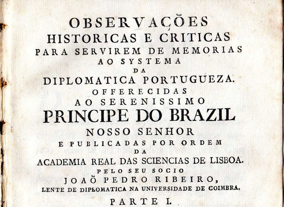 RARO Livro Clássico de 1798 sobre o Estudo da Diplomática Portuguesa !