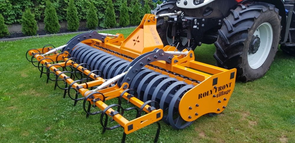 FRONT Agregat Uprawowy przedni TUZ 3m ROLY XS cambella kuhn dalbo