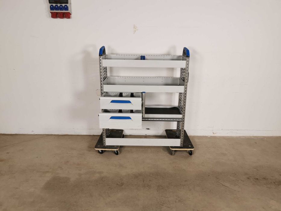 Zabudowa serwisowa warsztatowa regał samochodowy serwisowy SORTIMO