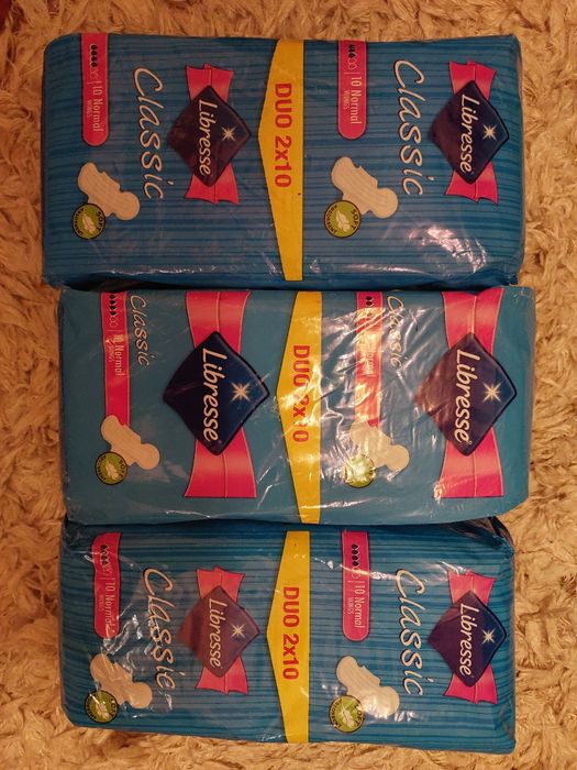 Прокладки libresse ,Bella ,Naturella, нові Протерміновані