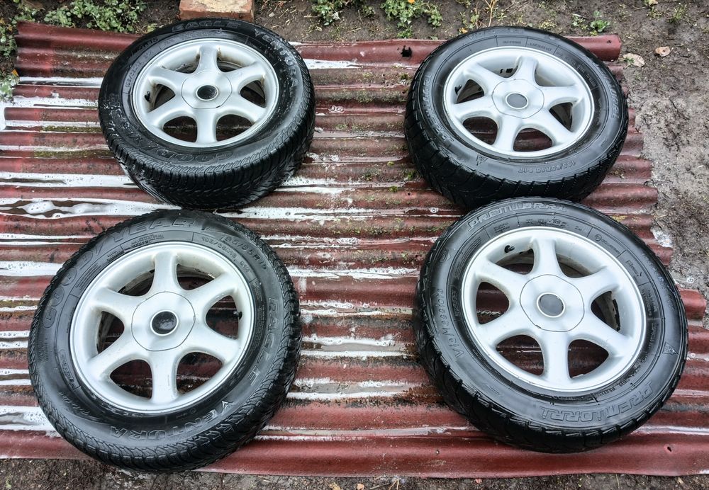 Продам титани R 15 з резиною зима