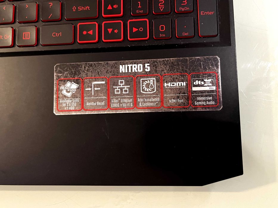 Czytaj opis! Laptop Gamingowy Acer Nitro 5