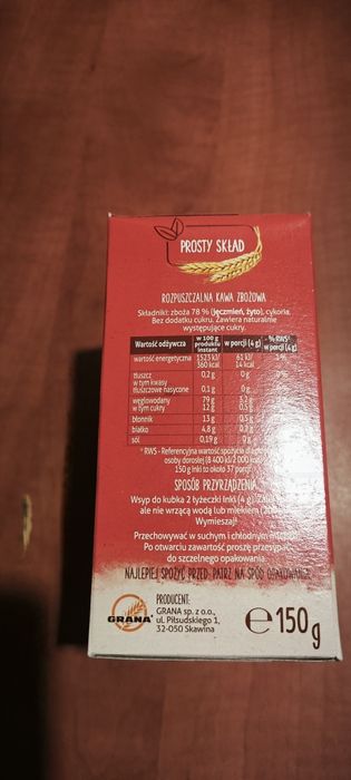 Kawa rozpuszczalna Inka 150 gram 100% naturalne składniki