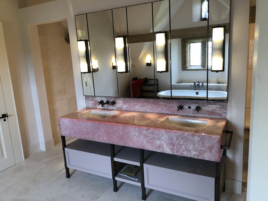 Marmore rosa lavatorio