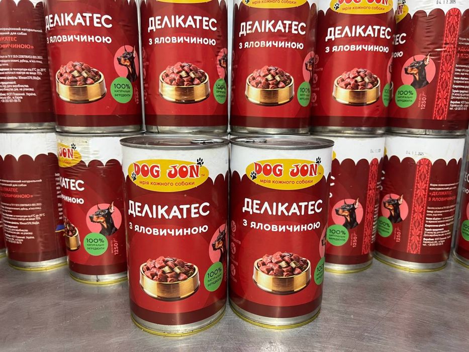 корм для собак Dog JOn мясо консерва