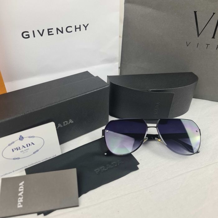 Okulary przeciwsłoneczne Zestaw Prada Złote pudełko nowość lato