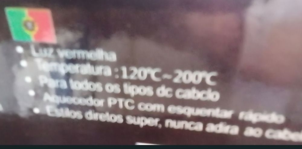 Prancha para alisar o cabelo a vapor