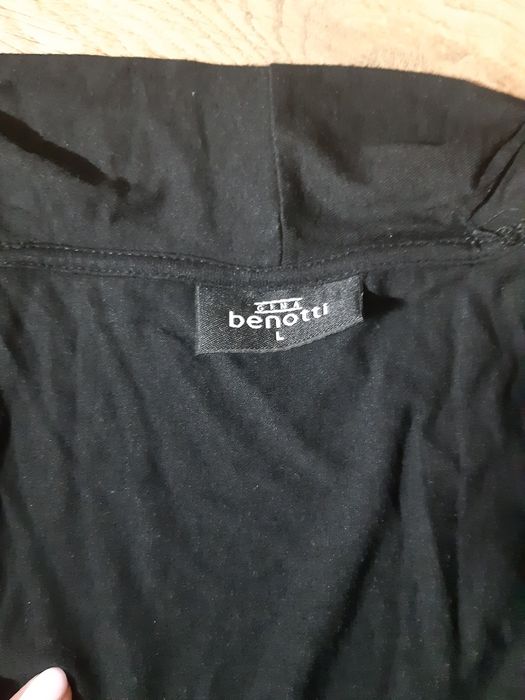 Narzutka sweter ciążowy czarny r. L uniwersalny