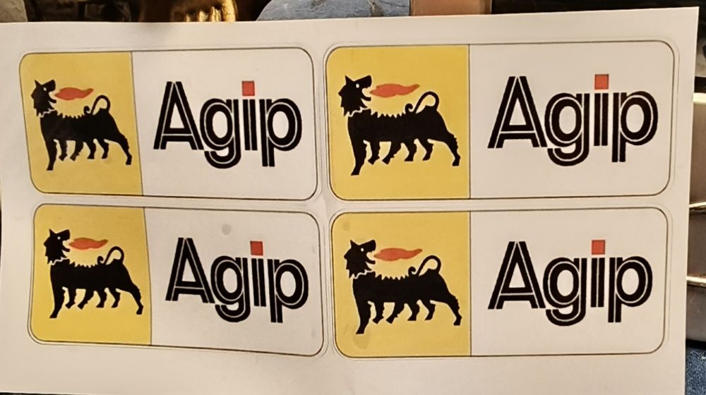 Pack de 4 Adesivos Agip