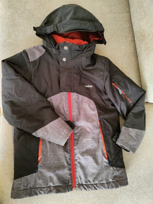 Kurtka dziecięca zimowa narciarska dla chłopca 10 lat 140 wedze