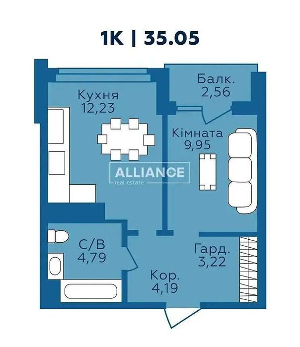Продаж 1кім.квартири на БАМі. 6поверх! - Вид 2