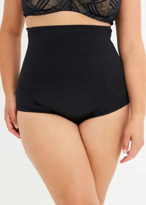 B.P.C. 2-pak majtki średnio modelujące z połyskującego materiału r.44