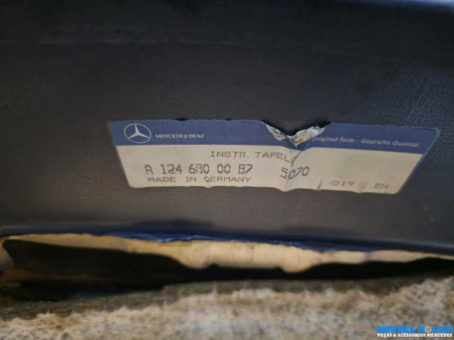 Tablier azul com difusores Mercedes W124