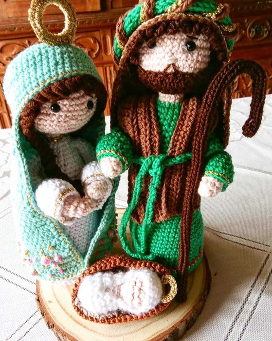 Presépio em crochê
