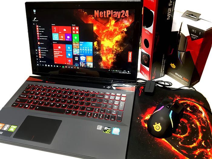 Gamingowy Laptop Lenovo Ośmio i7 NVIDIA 8GB SSD-256GB Do Gier Pracy