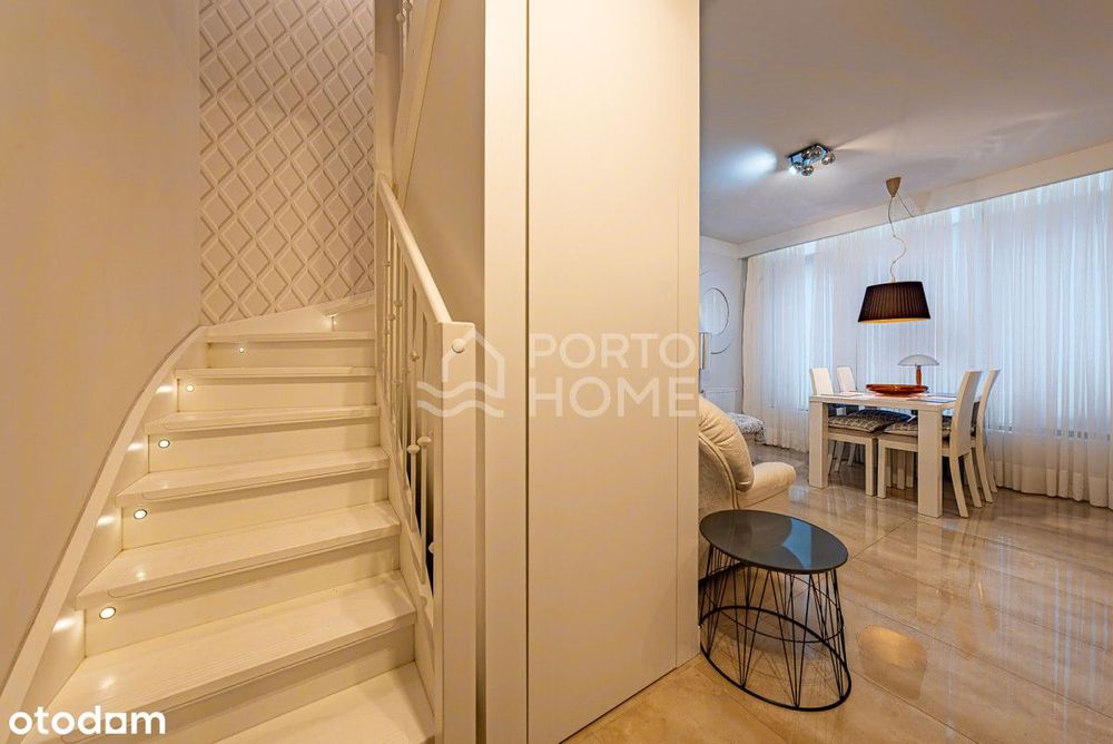 Nowoczesny dwupoziomowy apartament Art Deco Gdynia