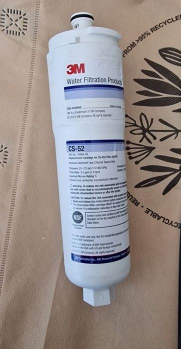 Filtro água 3M ref. CS-52