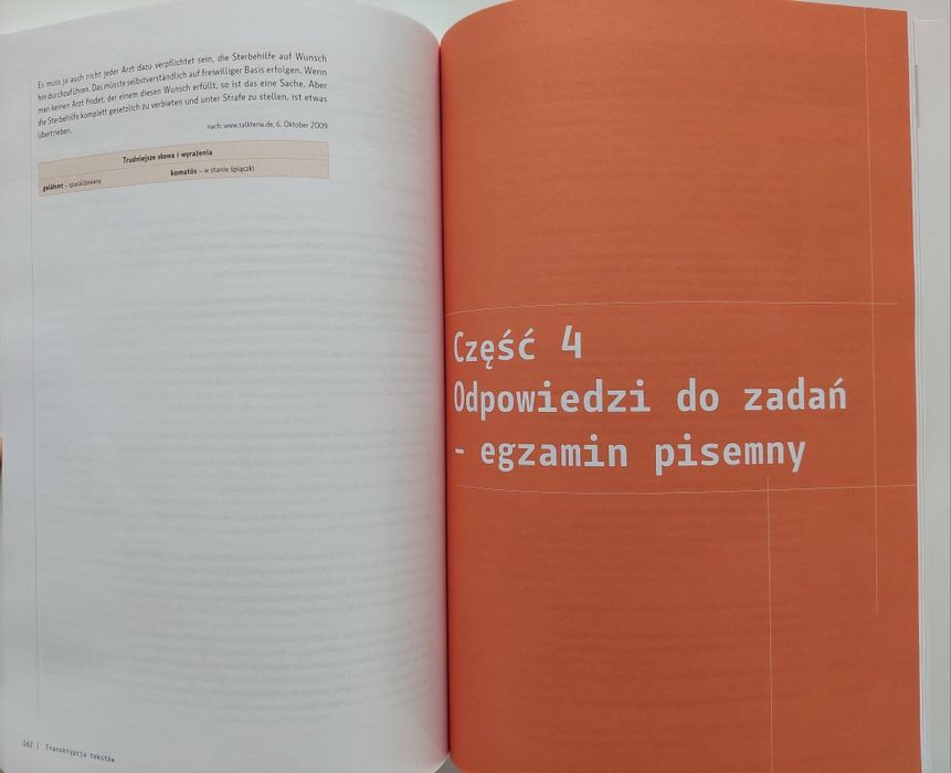 Niemiecki - liceum poziom podstawowy i rozszerzony