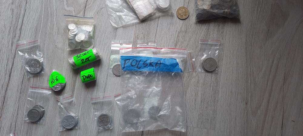 Monety kolekcja. Tylko całość