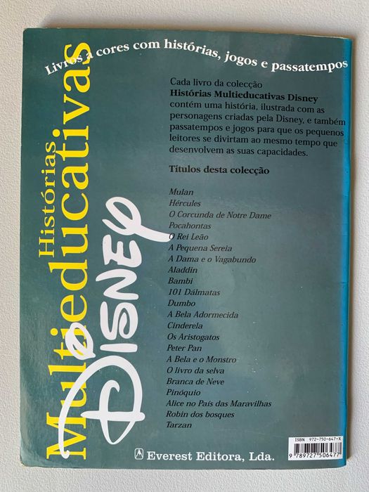 Pinóquio - Histórias Multieducativas Disney