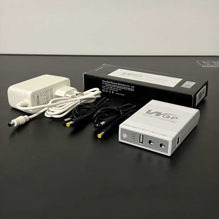 Безперебійник для роутера WGP 10400mah ДБЖ для роутера повербанк для роутера міні упс ибп для роутера ону WIFI
