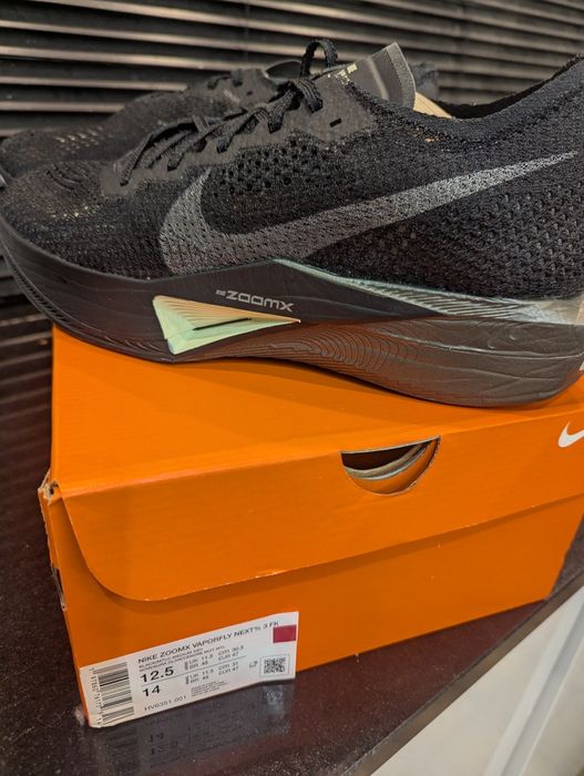 Nowe Buty Nike ZoomX Vaporfly Next% 3 M Czarne rozmiar 47