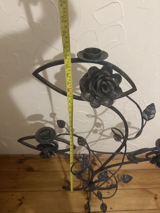 Duży świecznik vintage