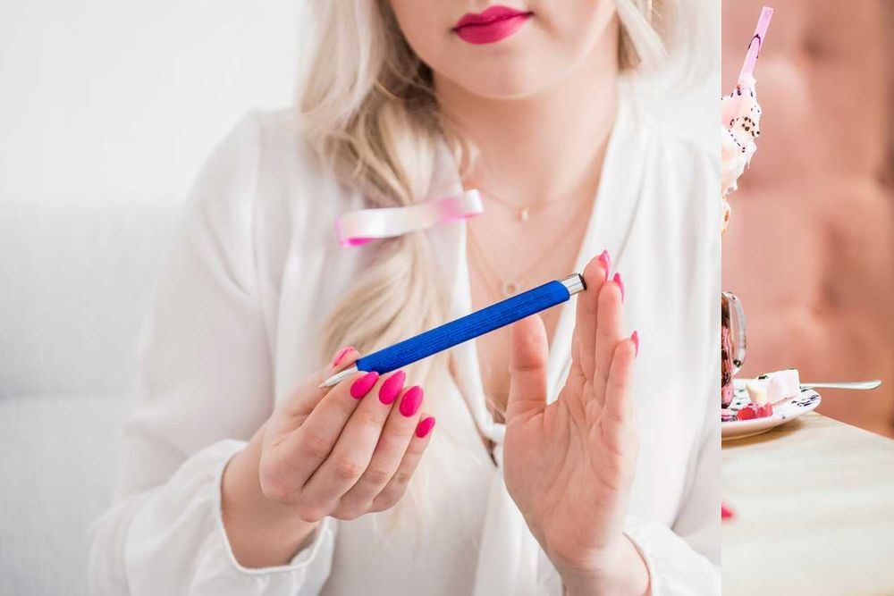 Długopis automatyczny - ściąga - Długopis niebieski