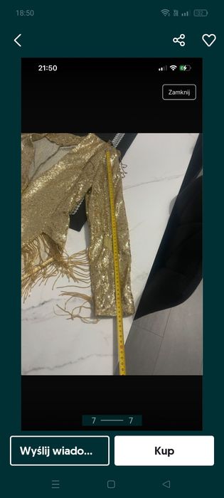 Marynarka taneczna cekinowa