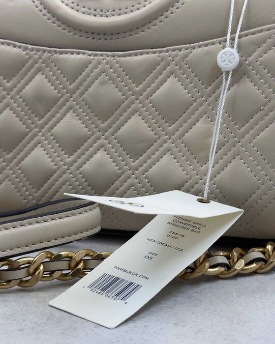 Шкіряна сумка від Tory Burch Leather біла Оригінал (НОВА) Тори Берч оригинал
