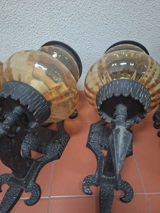 Conjunto de Candeeiros de Exterior