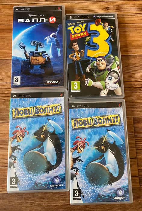 Sony PSP: Harry Potter, Avatar Ratchet and Clank Jak and Dexter Крэш MediEvil Tekken Michael Jackson Toy Story Валли Лови Волну, Def Jam
