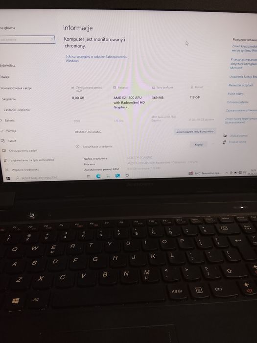 Laptop Lenovo AMD