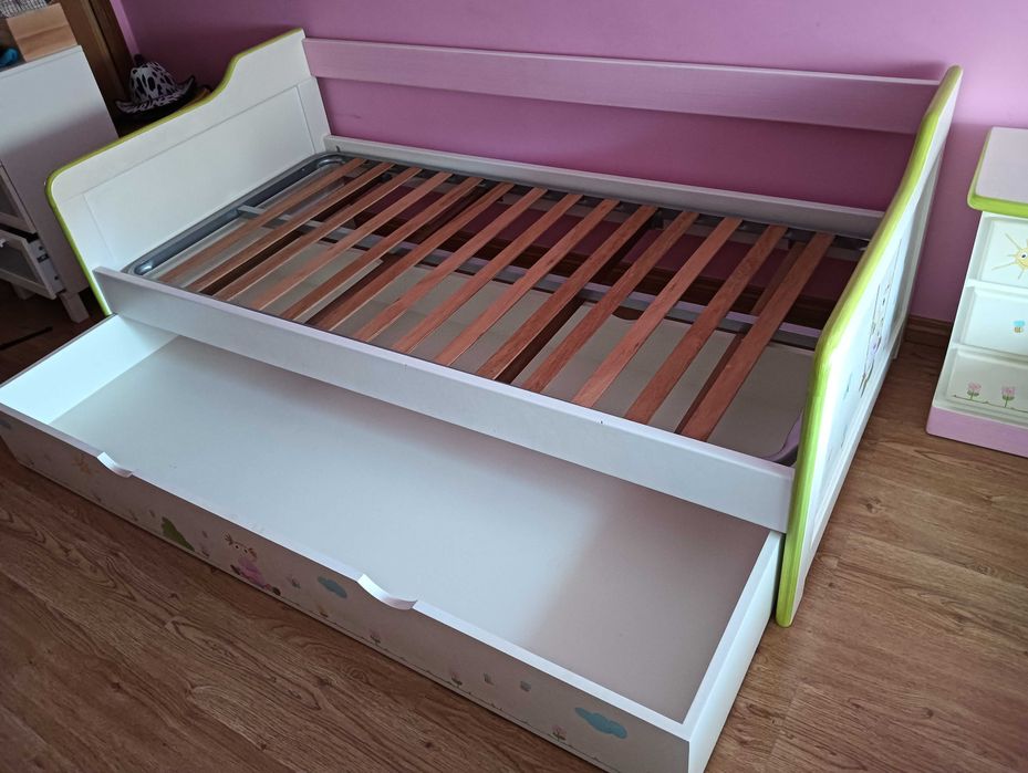 Cama estúdio dupla + mesa cabeceira