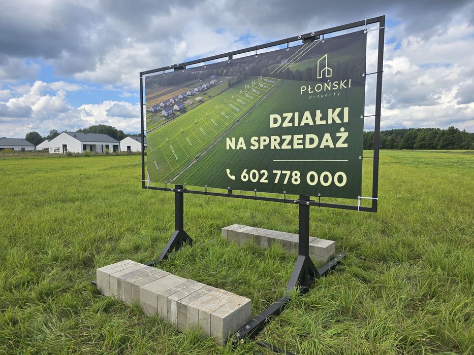 Obsługa reklam reklama baner konstrukcje
