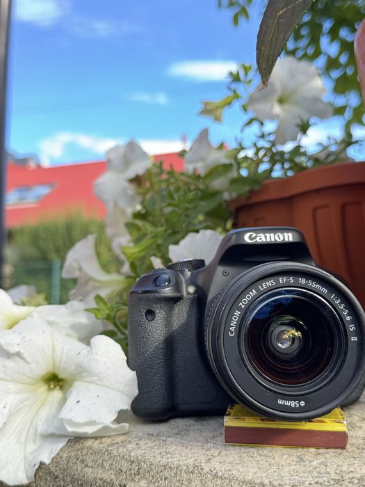 Canon Rebel T3i (600 D) + 18-55 + 4 baterie