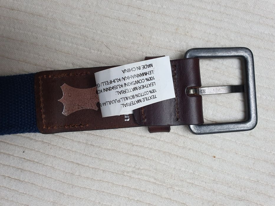 Pasek materiałowo skorzany roz. 93/103