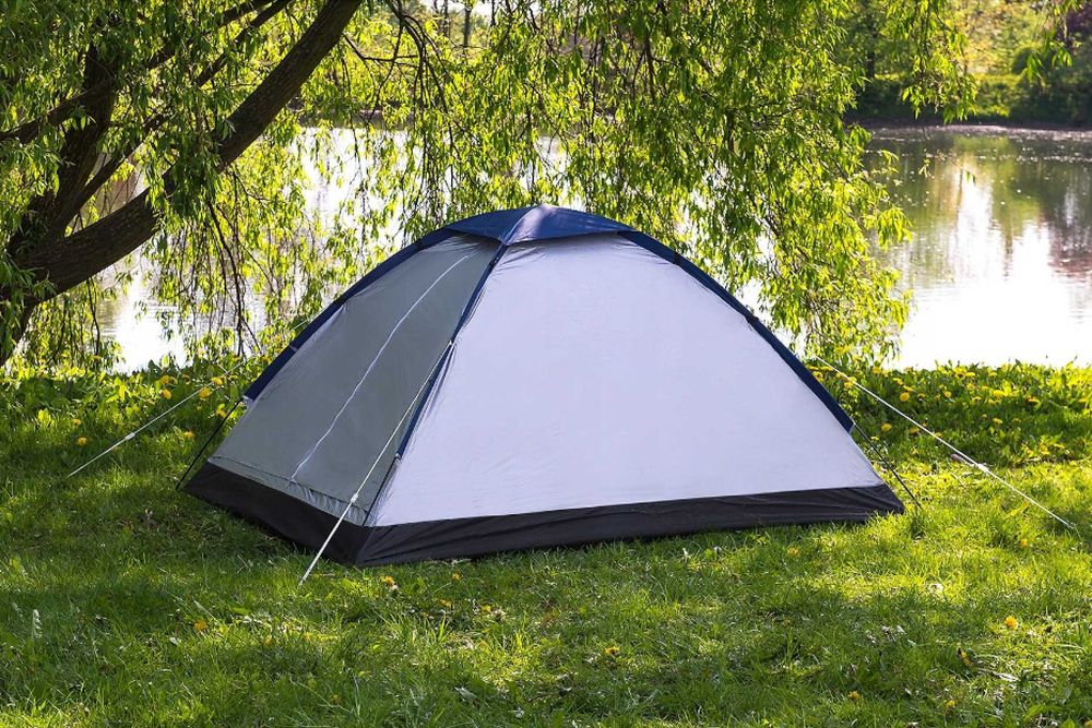 Mocny Duży Wodoodporny Namiot Turystyczny Kempingowy 2 osobowy +GRATIS