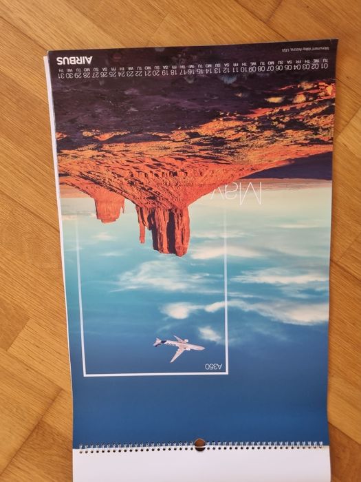 Calendário para Colecionadores _ AIRBUS  calendário Aviação
