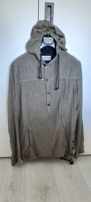 Pull & Bear Hooded Shirt, Size M