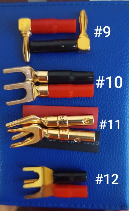 Наконечники акустического кабеля Nakamichi...