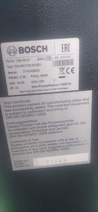 montażownica bosch 4430 z przystawką