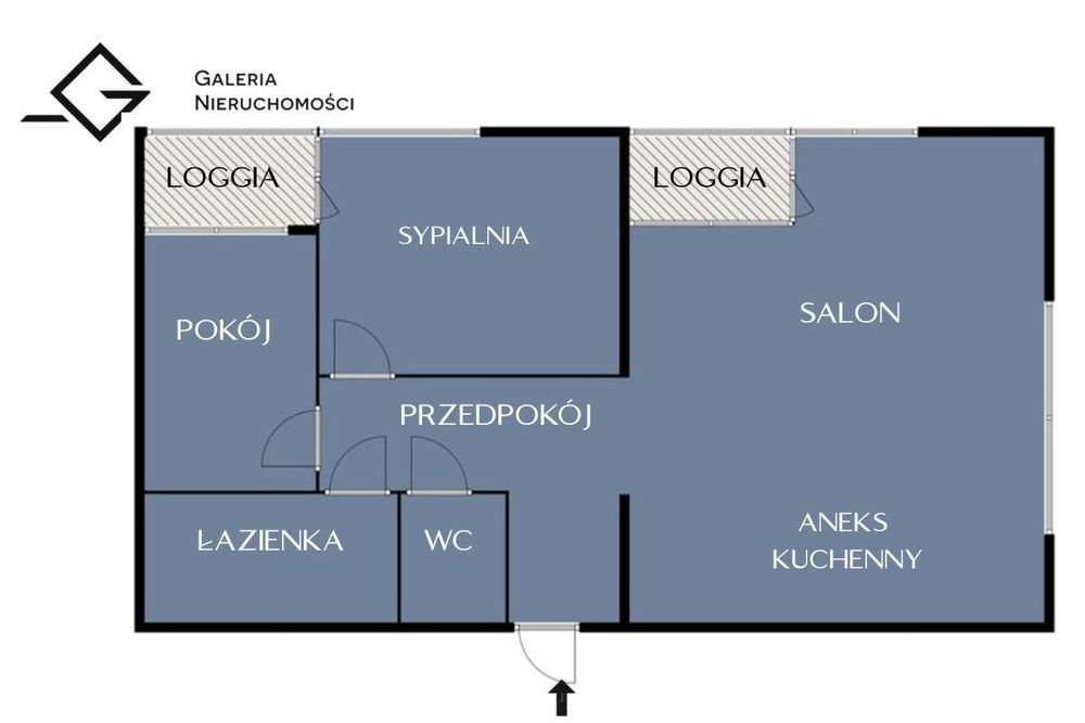 3 pokoje I Doki Living I dwie loggie I