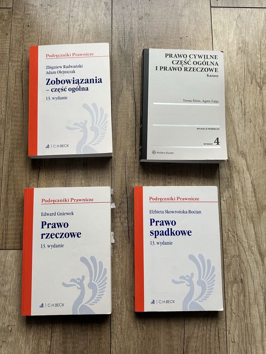Książki na studia prawnicze prawo C.H. Beck Wolters Kluwer