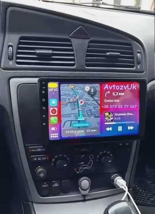 Магнітола S60 V60 Volvo XC70 вольво с60 в60 хс70 CarPlay Android 15