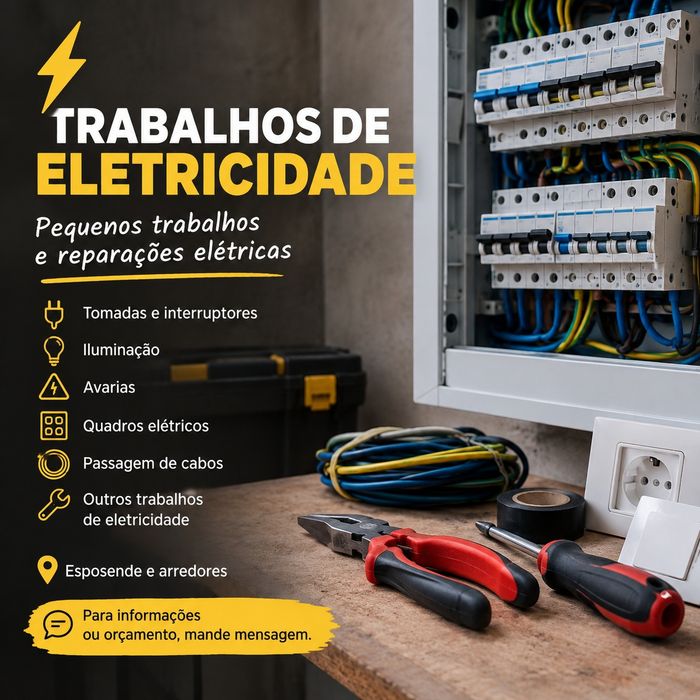 Trabalhos de eletricidade