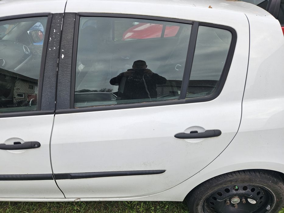 Drzwi tył tylne lewe RENAULT CLIO III HB 05-